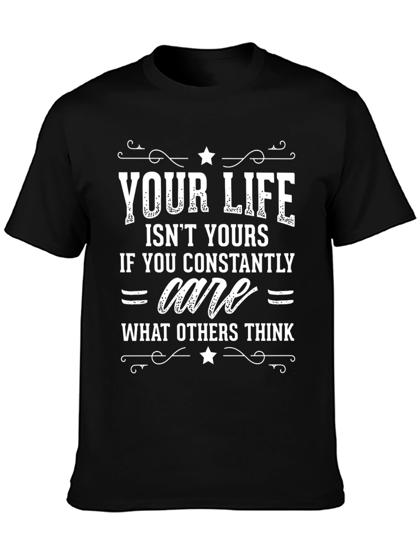 Inspirational Graphic Tee - Your Life Your Rules
