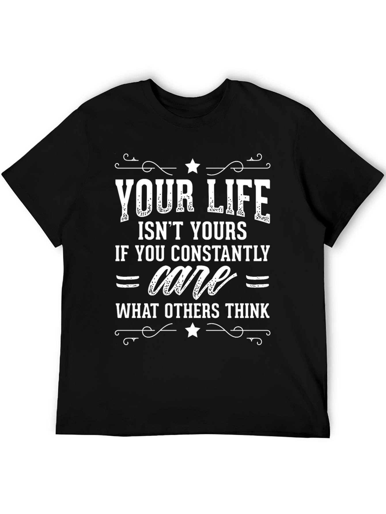 Inspirational Graphic Tee - Your Life Your Rules