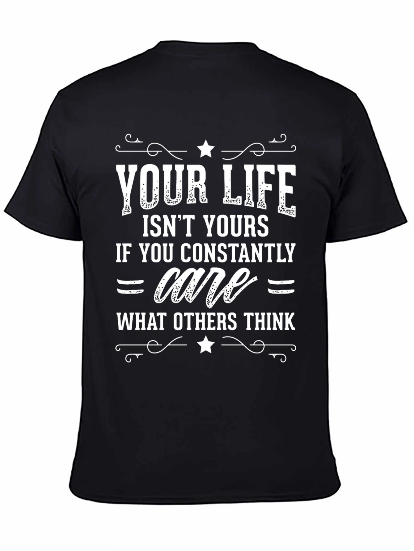 Inspirational Graphic Tee - Your Life Your Rules