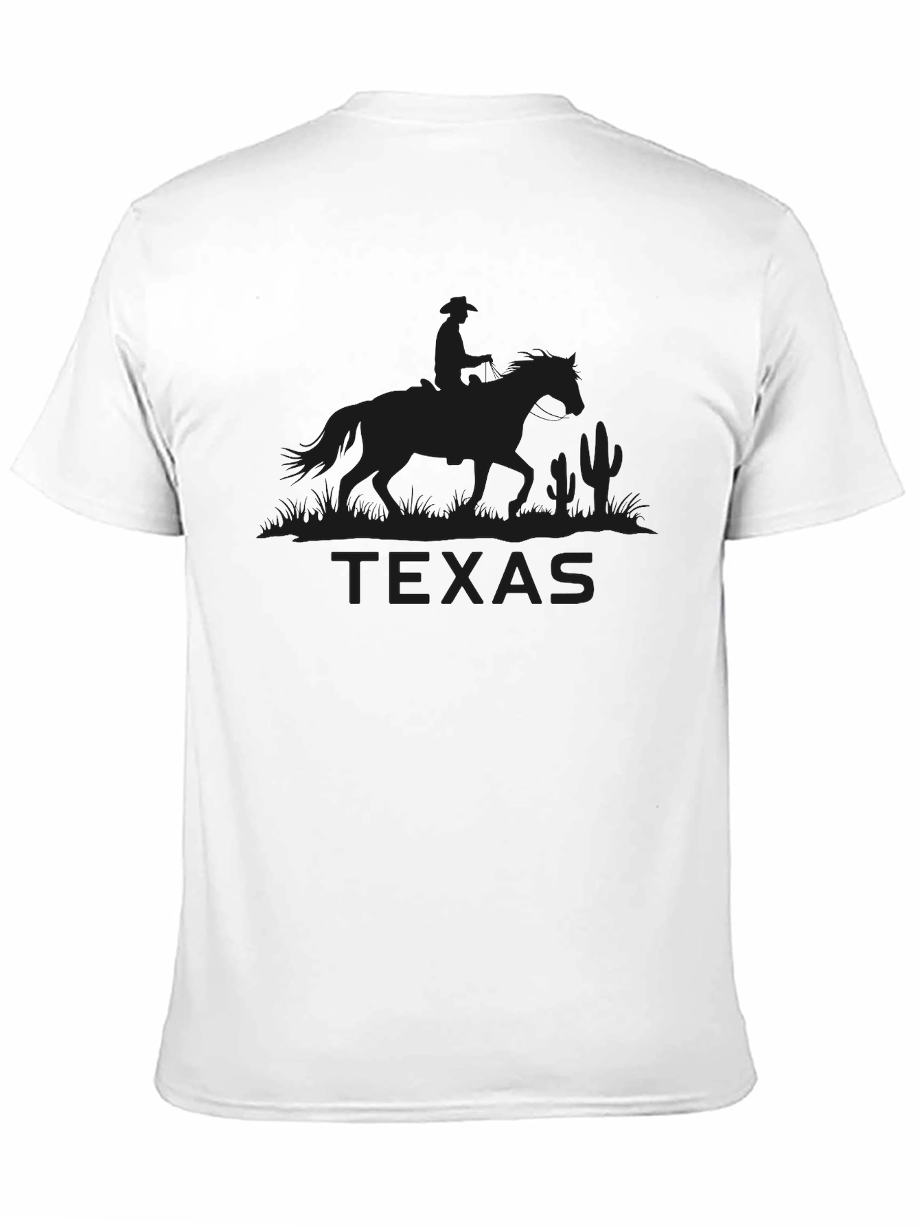 Texas Rider Graphic T-Shirt - Black