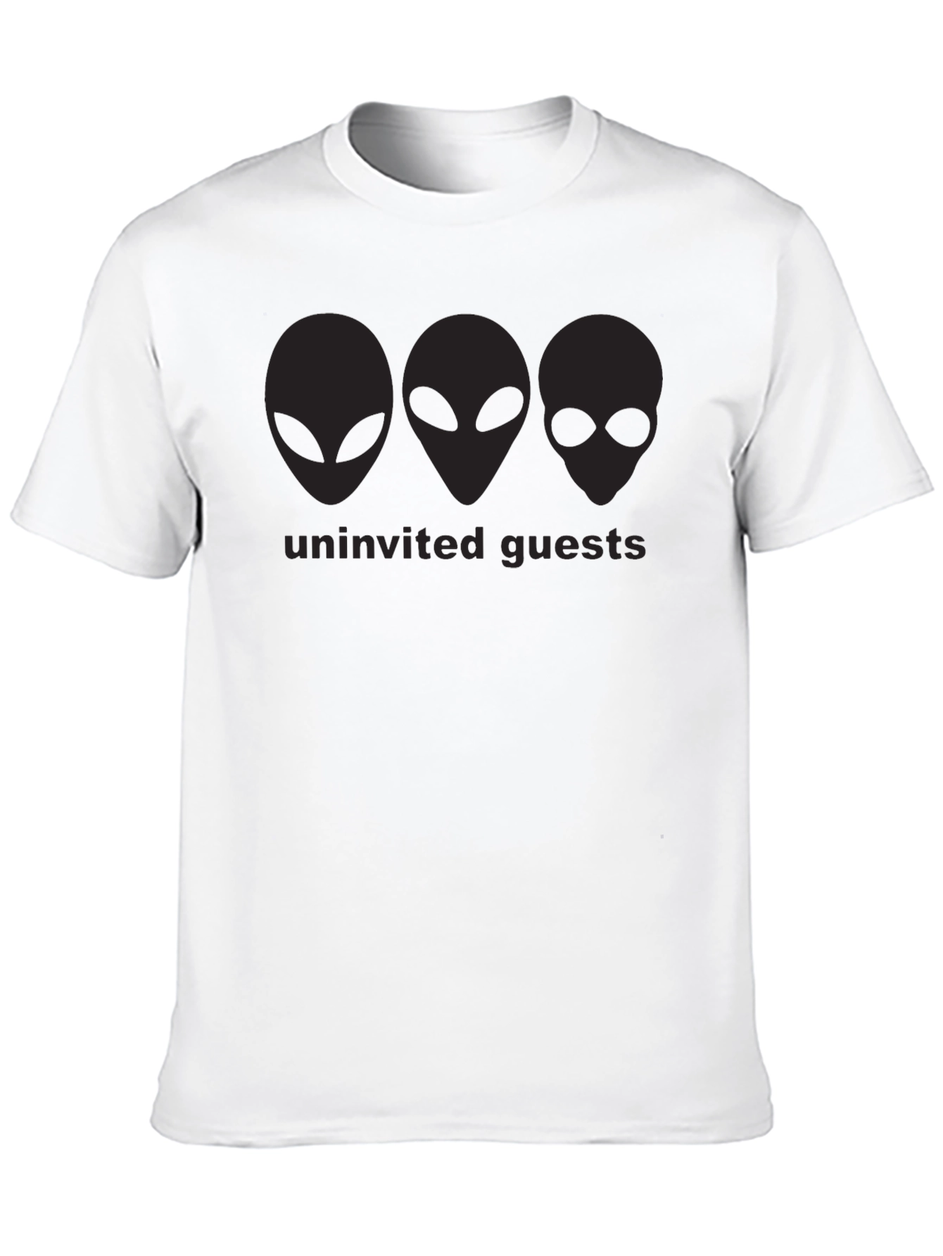 Uninvited Guests Alien Graphic Tee - Black
