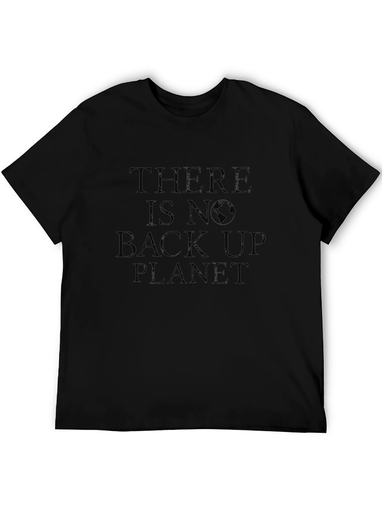 No Backup Planet Graphic Tee - Eco-Friendly Earth T-Shirt