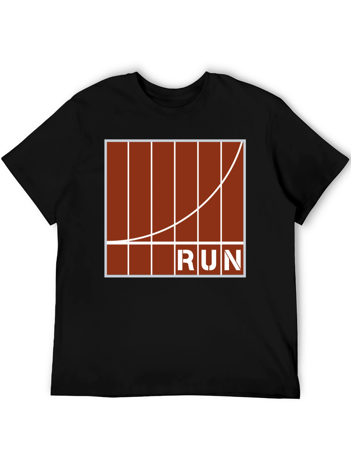 Run Track Graphic T-Shirt - Athletic Style