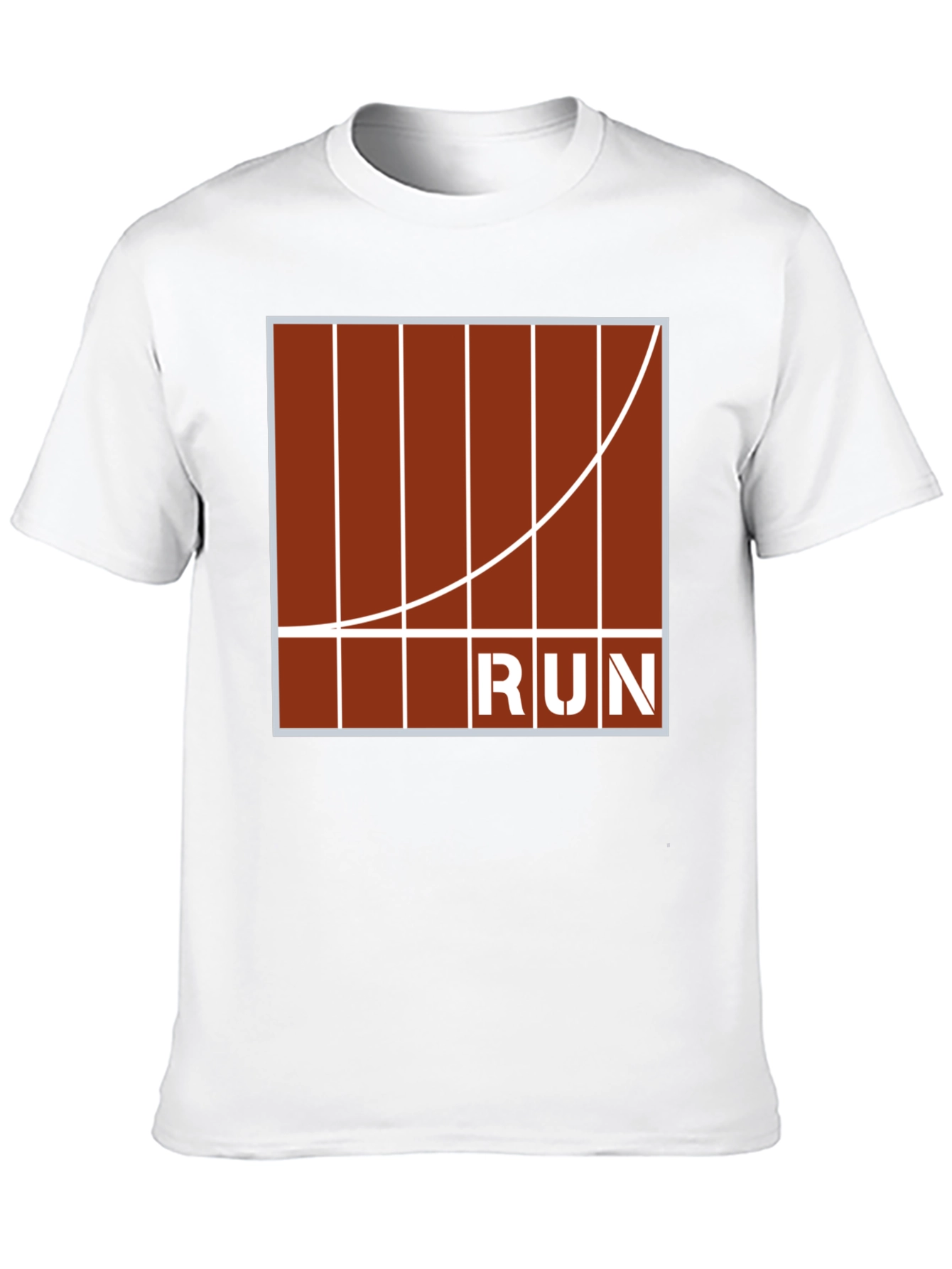 Run Track Graphic T-Shirt - Athletic Style