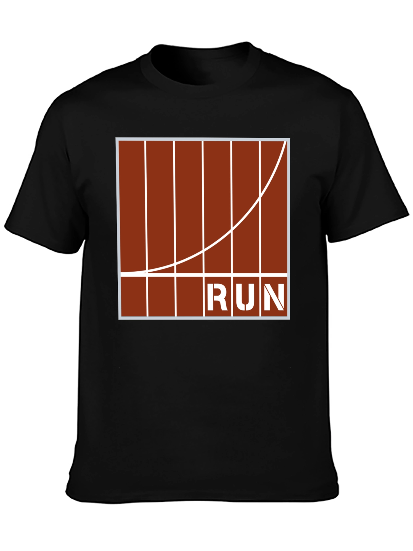 Run Track Graphic T-Shirt - Athletic Style