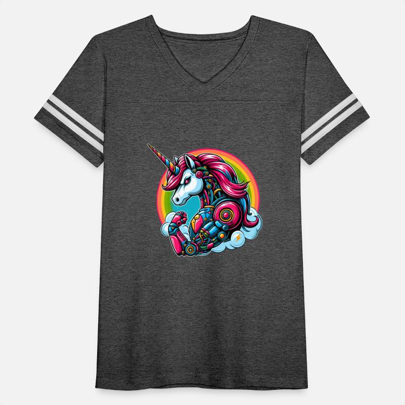 Unicorn Robot Cyborg Rainbow Science Fiction