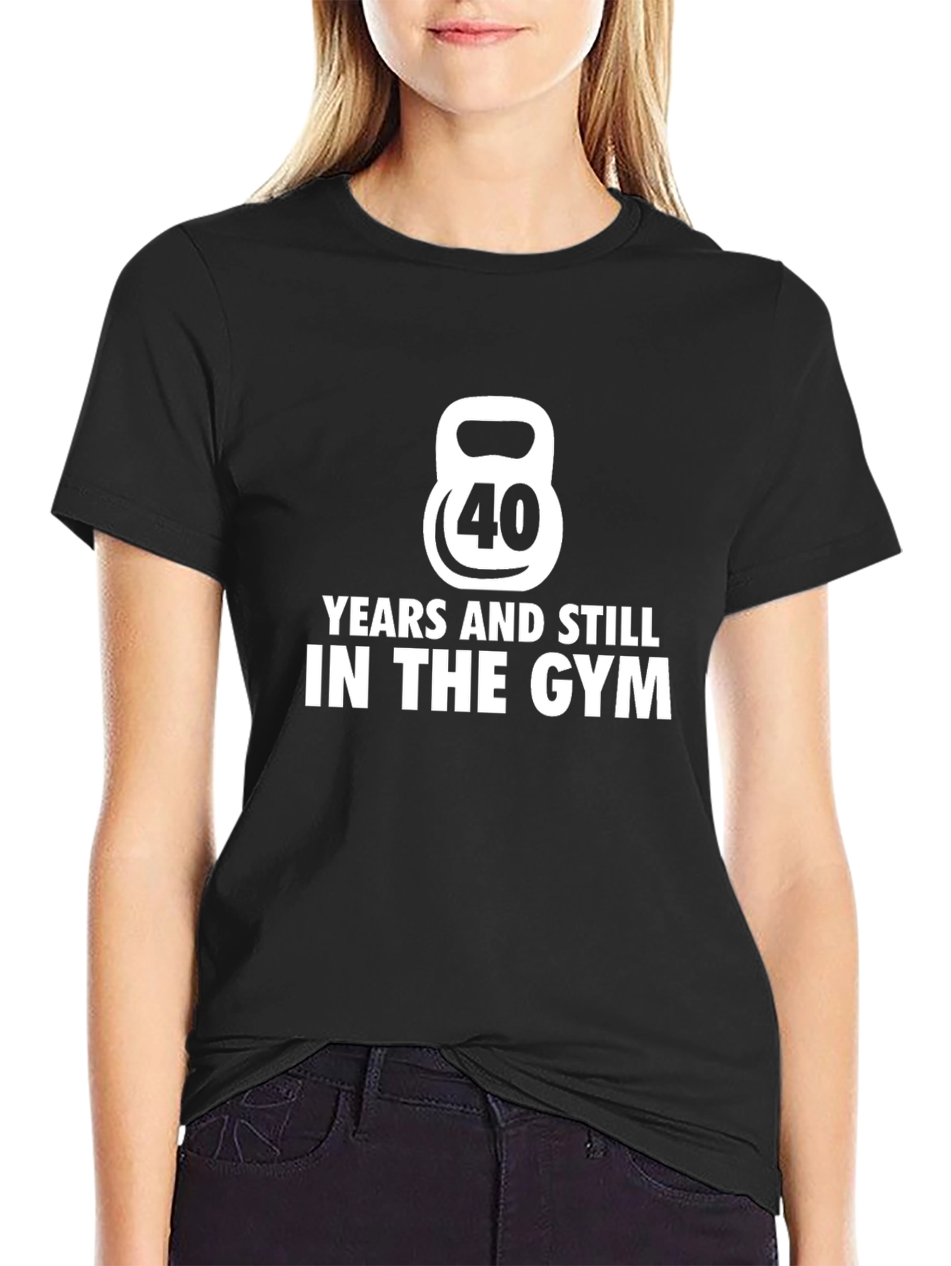 40 Years Still In The Gym Black T-Shirt