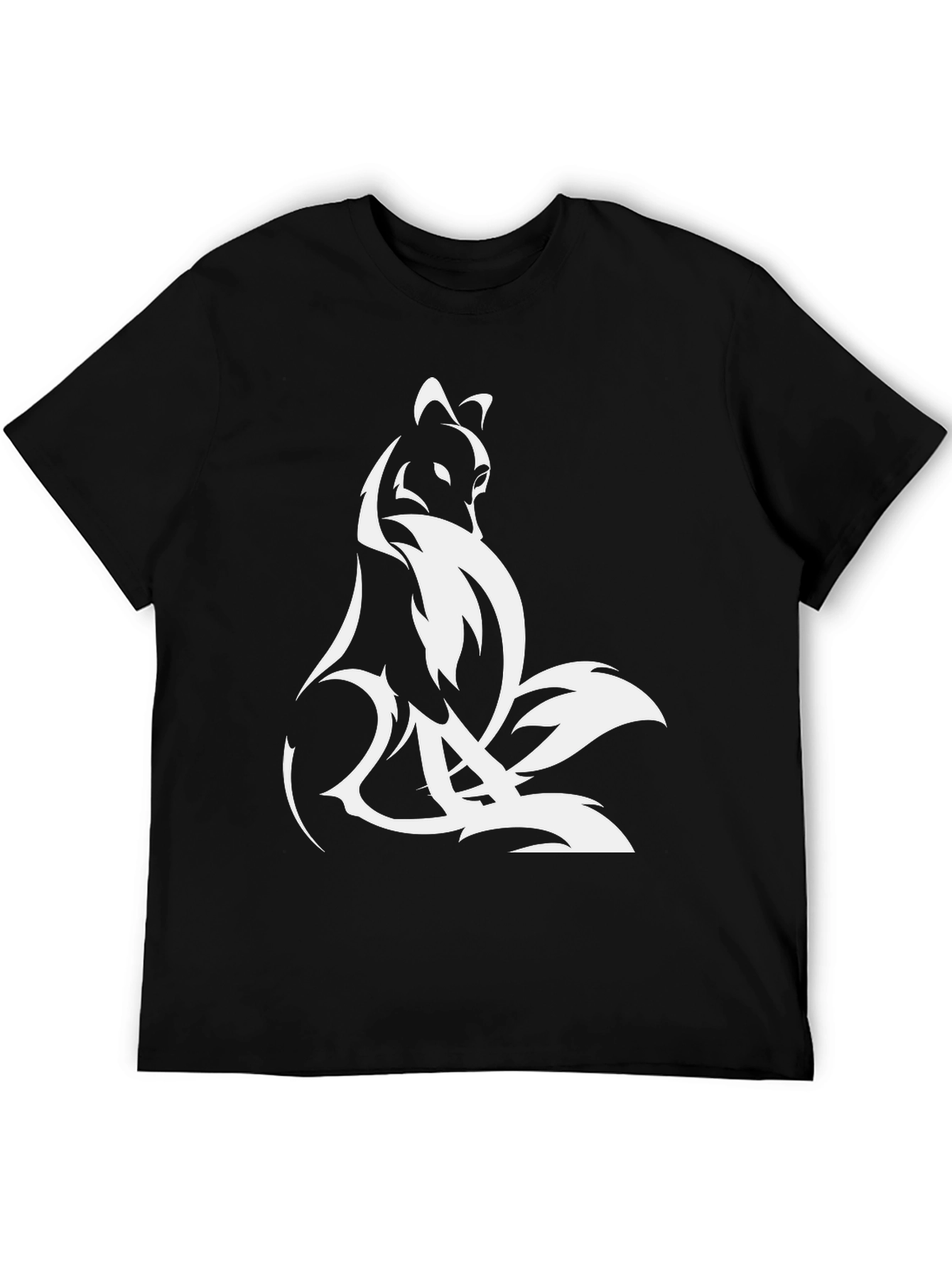 Fox Silhouette Black Tee