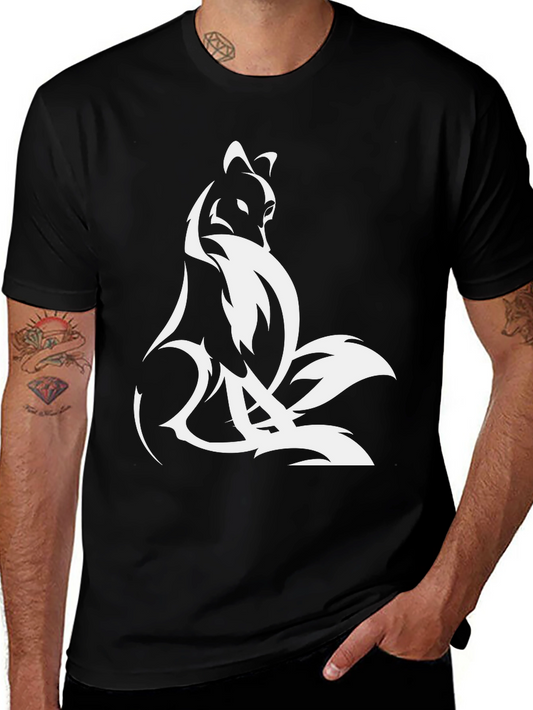Fox Silhouette Black Tee