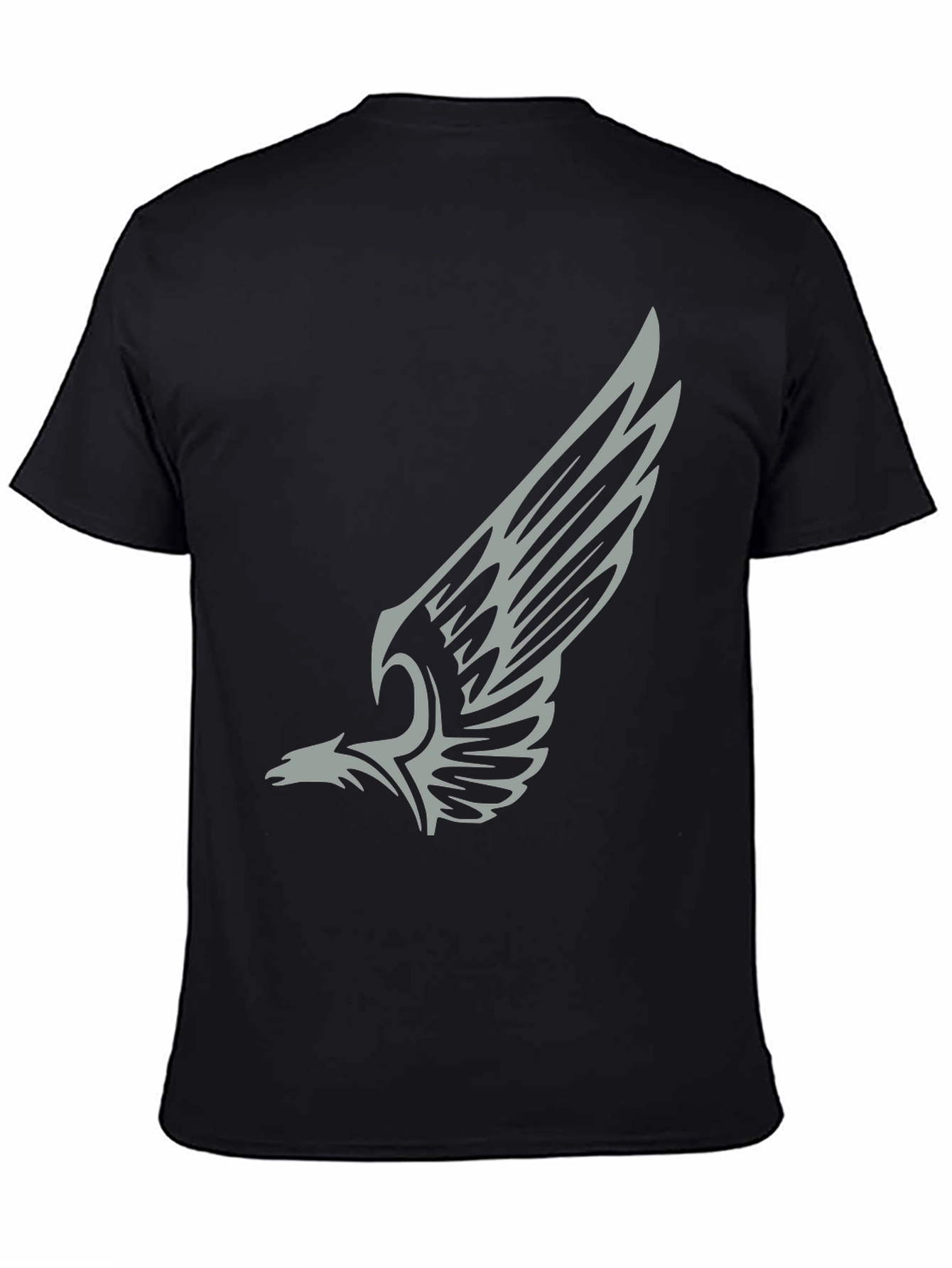 Eagle Wing Graphic Black T-Shirt