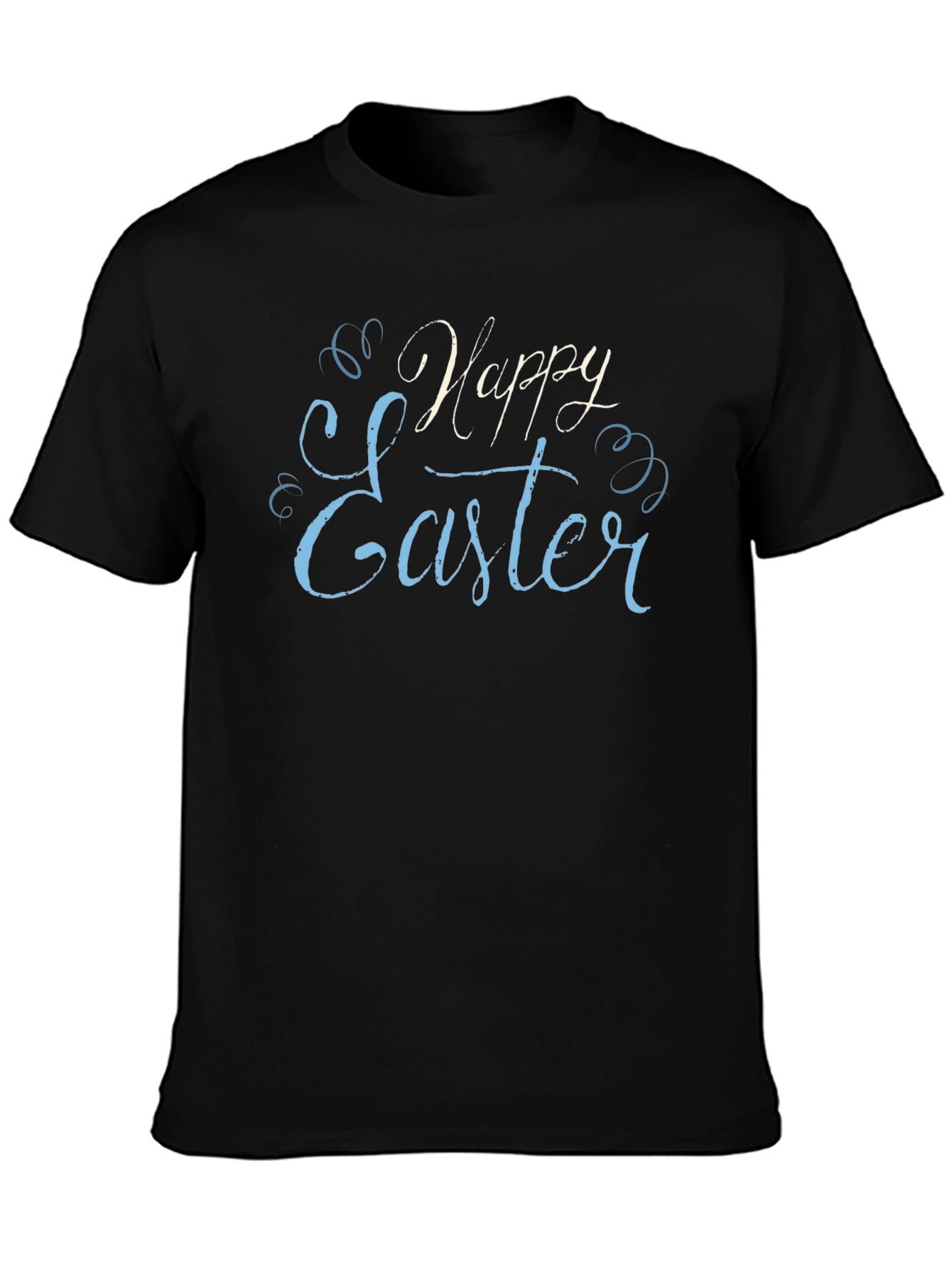 Happy Easter Black T-Shirt