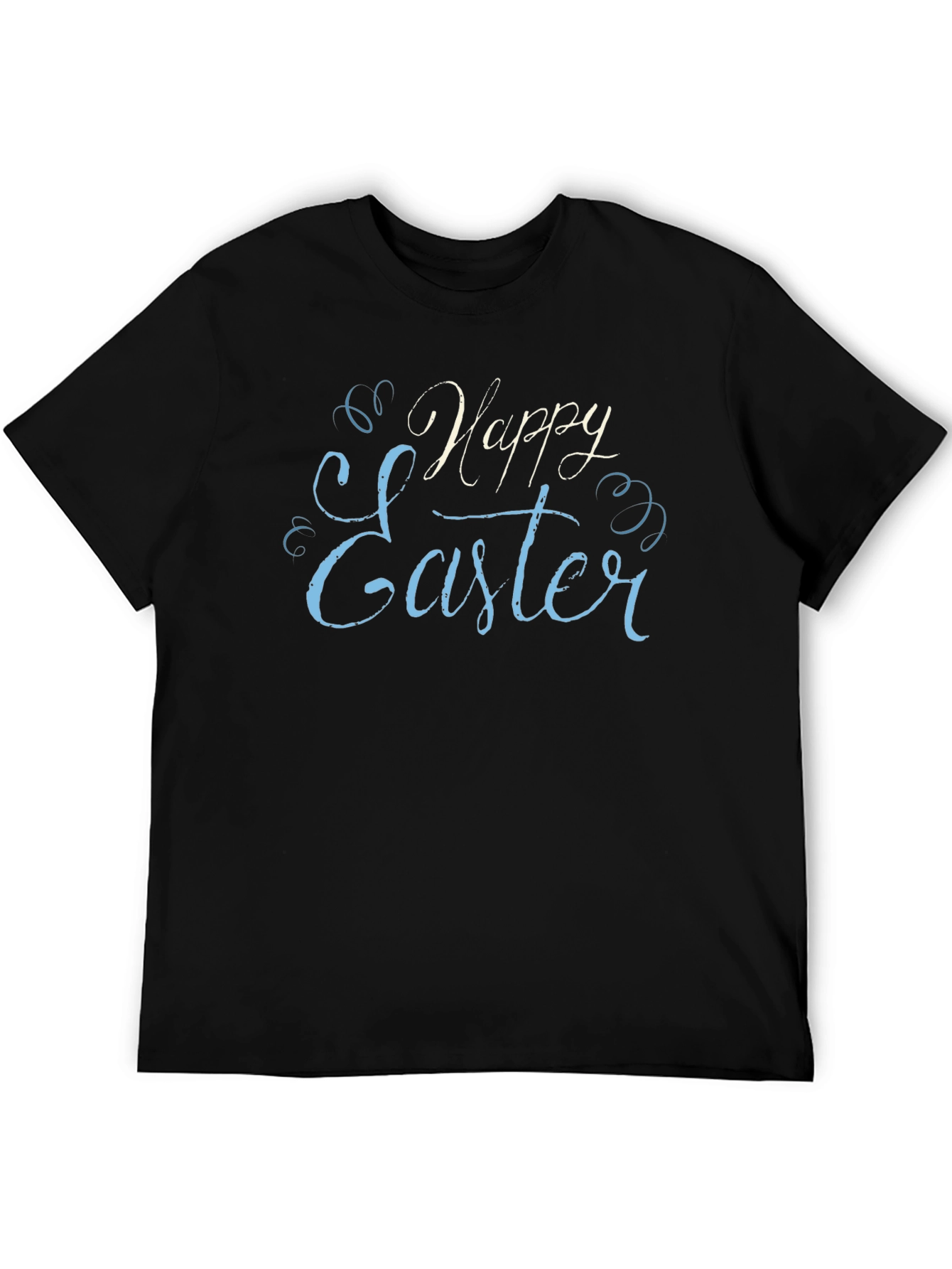 Happy Easter Black T-Shirt