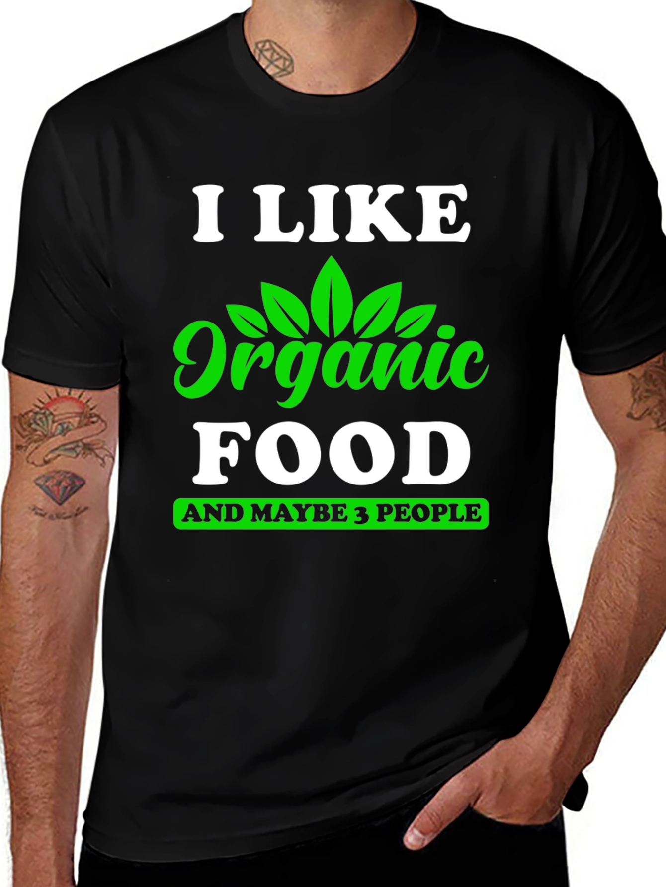 Organic Food Lover T-Shirt - Funny Vegan Tee