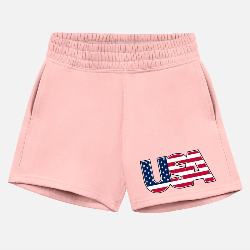 USA Flag Colors Logo