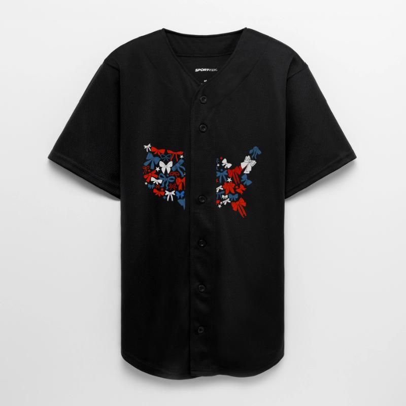 USA Map Fourth 4th of July American Coquette Bow