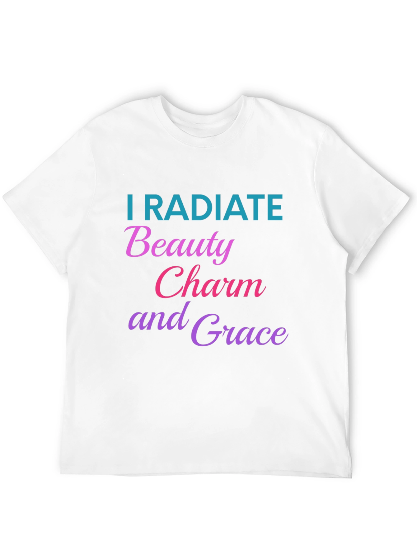 I Radiate Beauty Charm Grace Graphic Tee