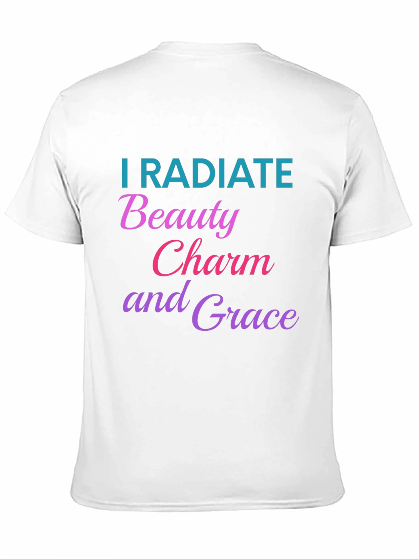 I Radiate Beauty Charm Grace Graphic Tee