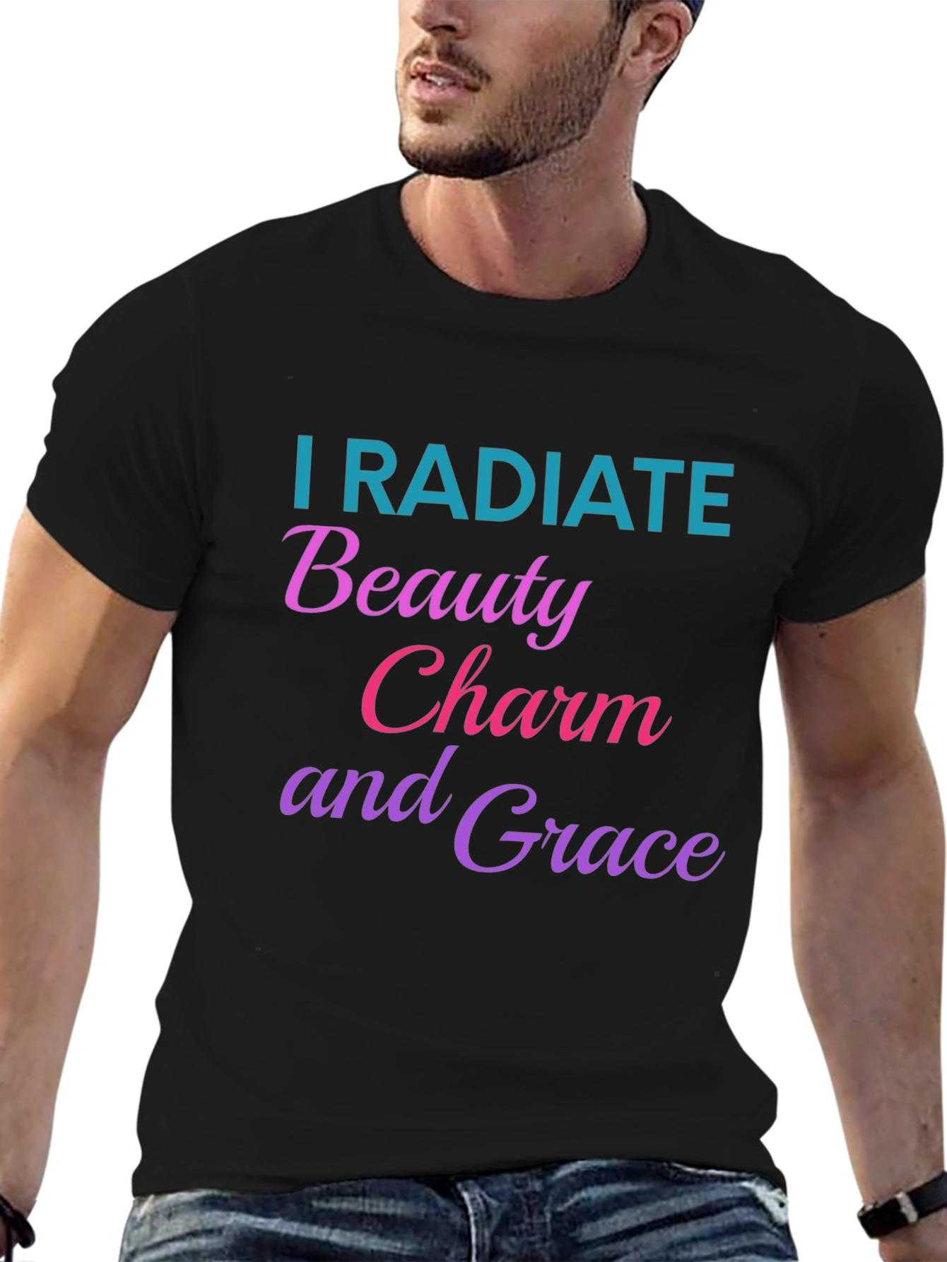 I Radiate Beauty Charm Grace Graphic Tee