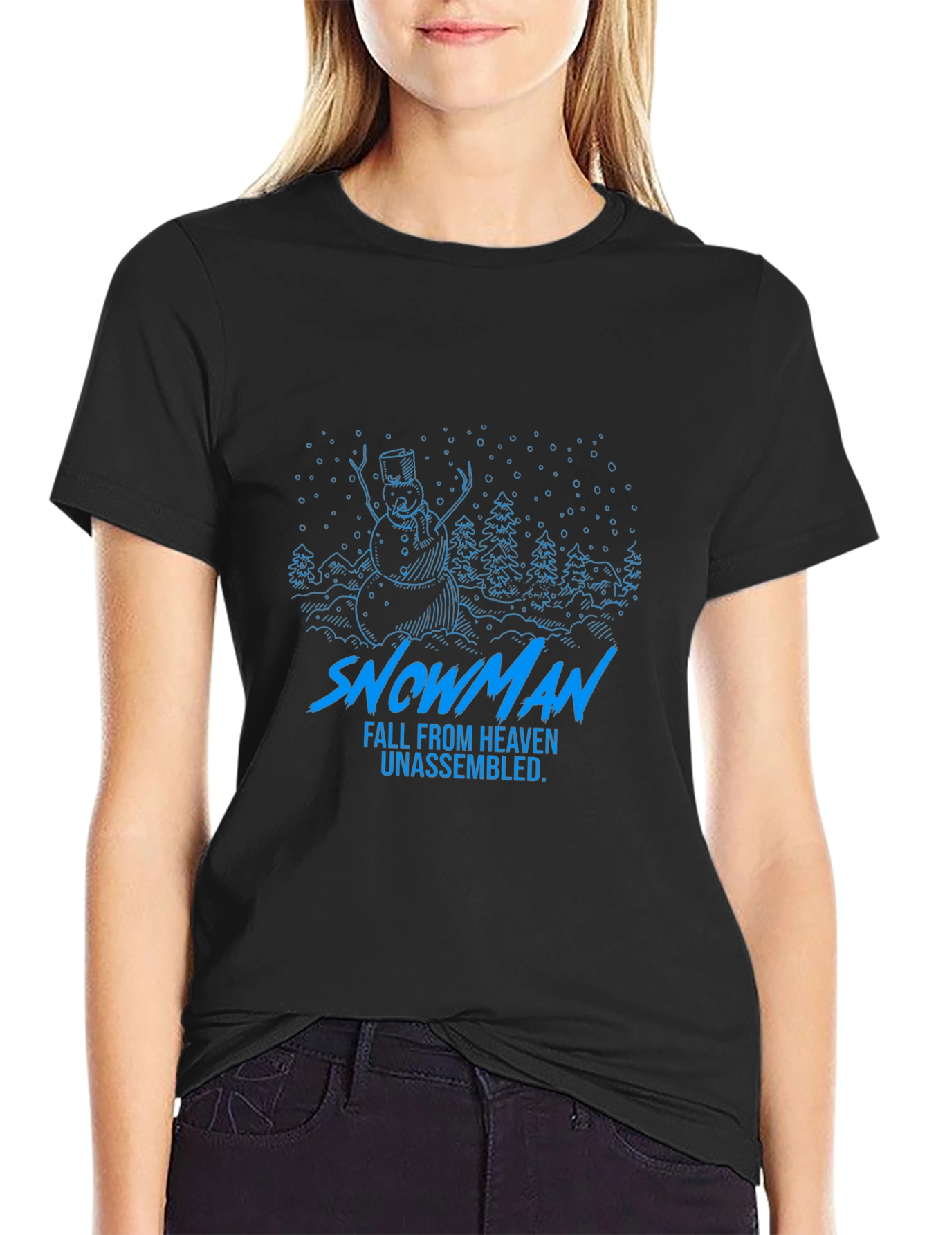 Snowman T-Shirt - Fall From Heaven Unassembled Graphic Tee