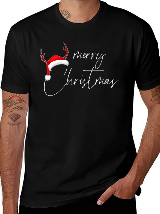 Merry Christmas Graphic Tee - Holiday T-Shirt