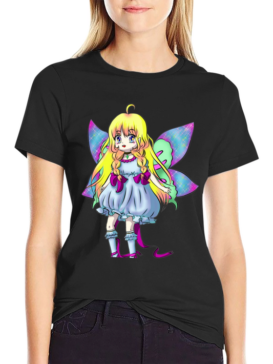 Anime Fairy Graphic T-Shirt