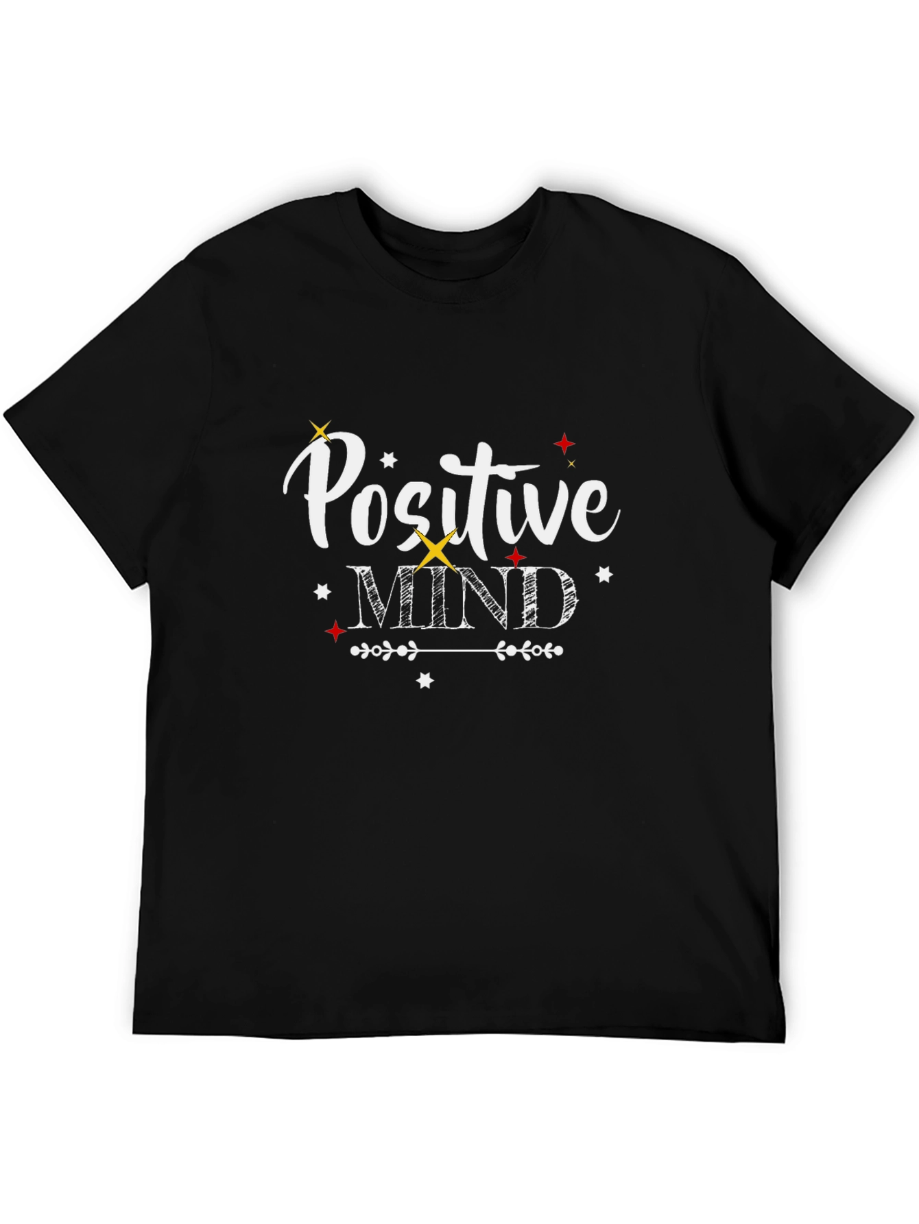 Positive Mind Graphic T-Shirt - Inspiring Design