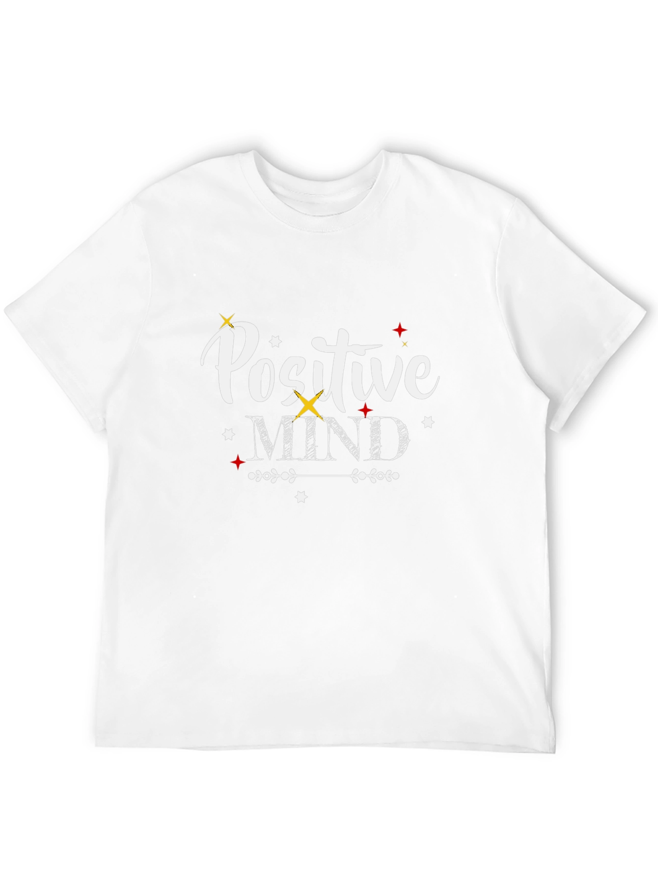 Positive Mind Graphic T-Shirt - Inspiring Design