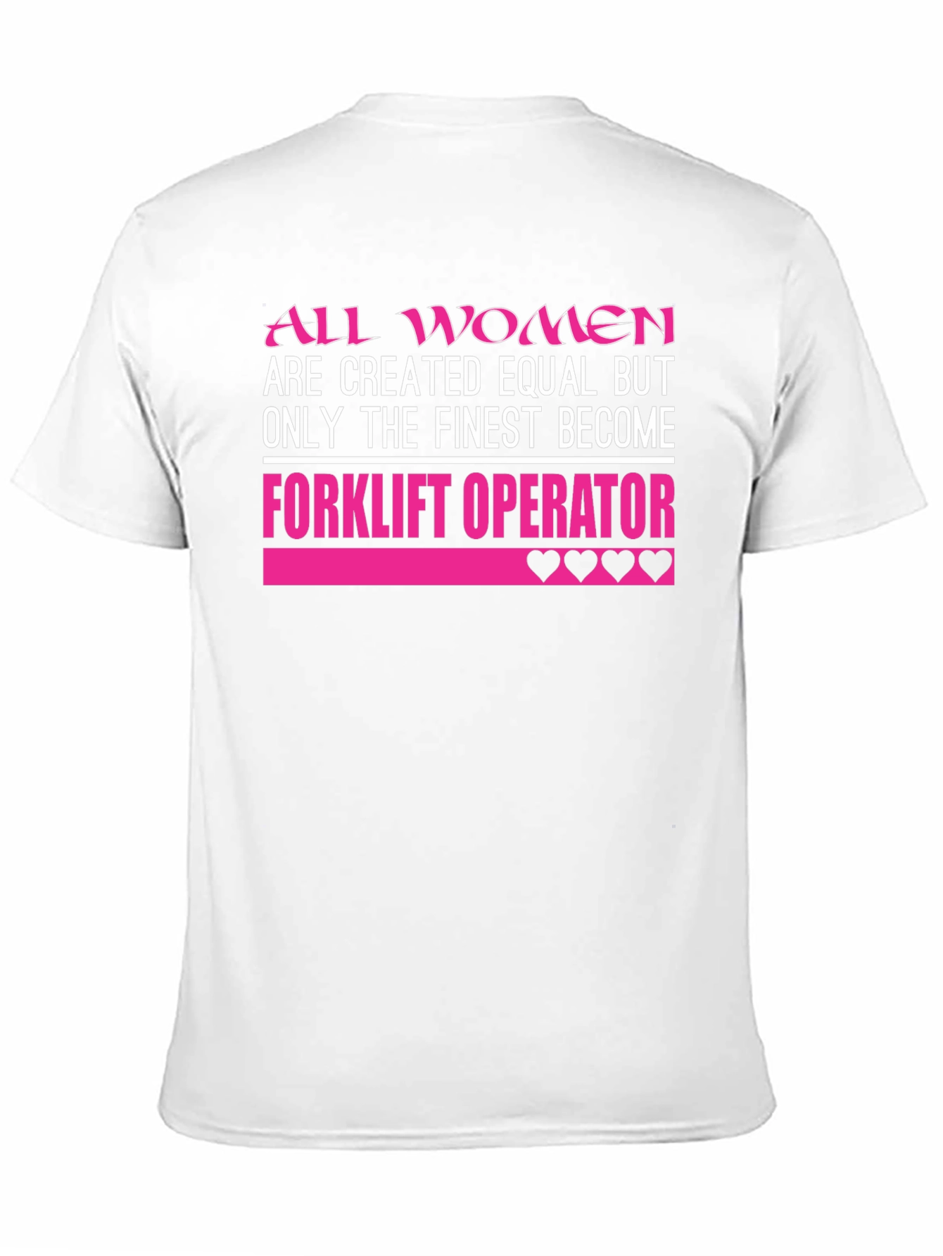 Finest Women Forklift Operator Graphic Tee