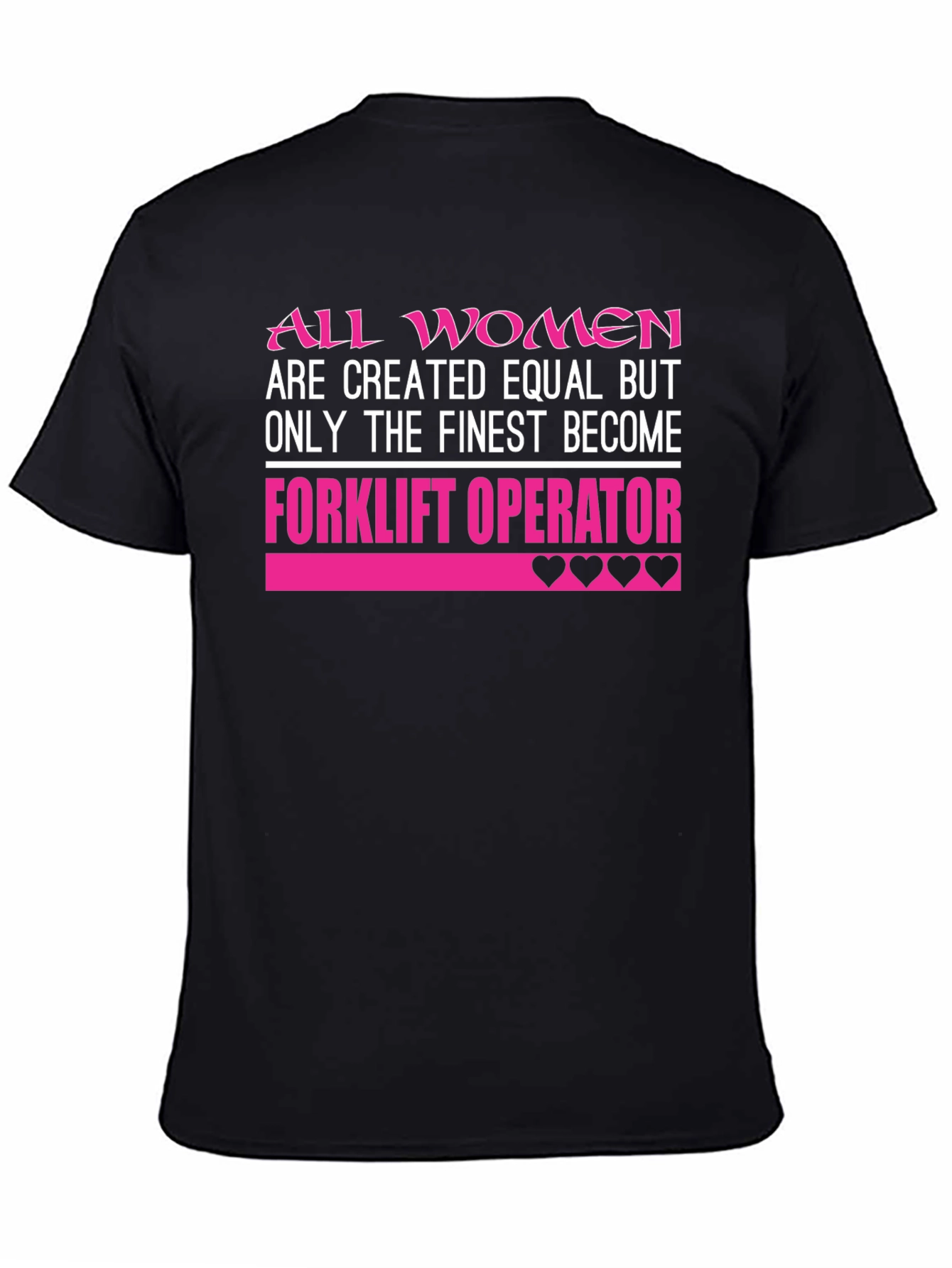 Finest Women Forklift Operator Graphic Tee