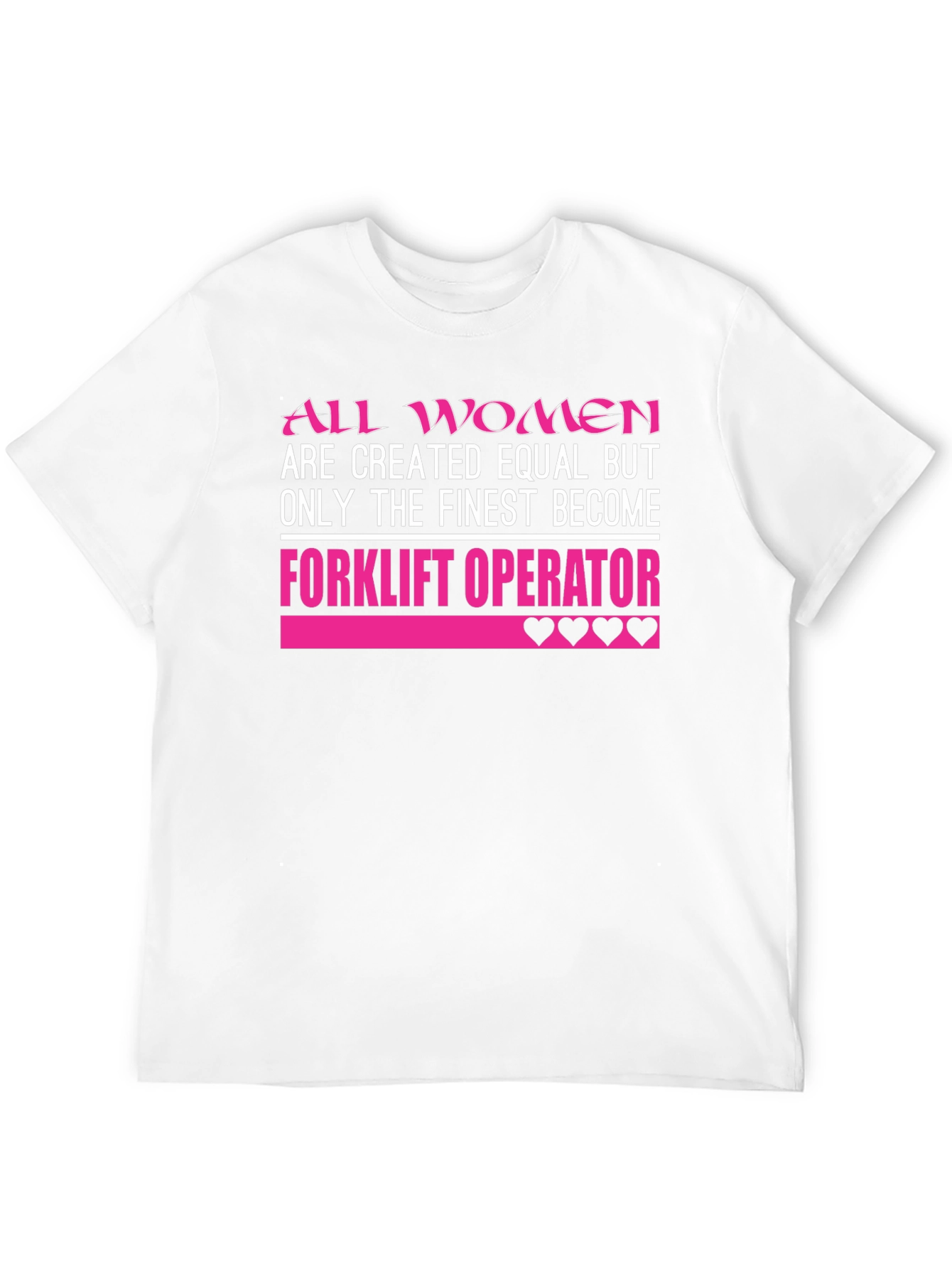 Finest Women Forklift Operator Graphic Tee