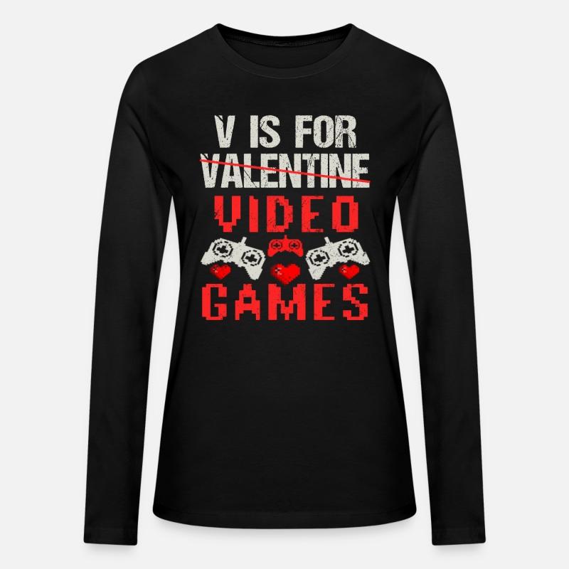 V is for Video Games Valentines Day Gamer Men Boys