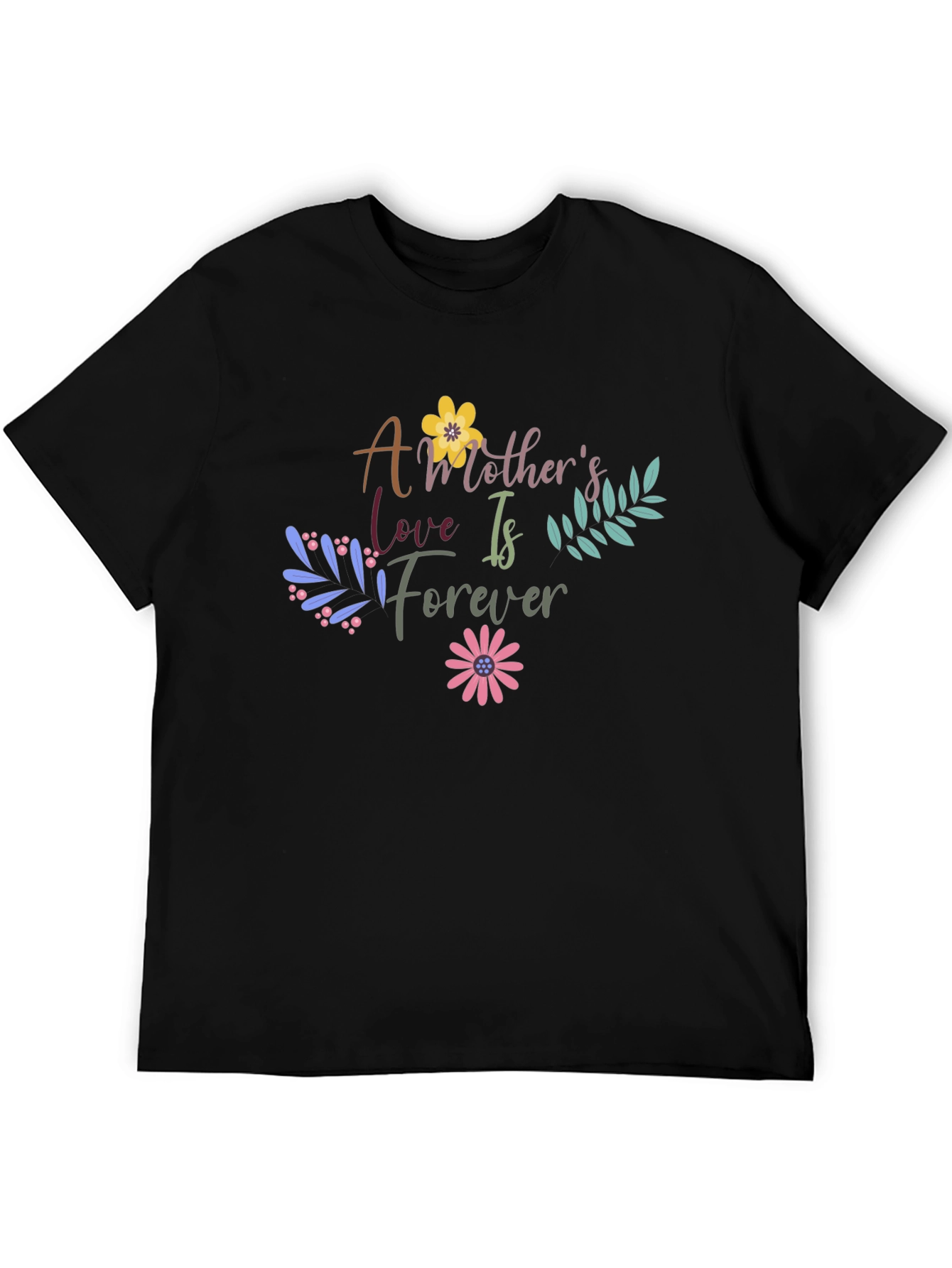 Mothers Love Forever Graphic Tee - Black