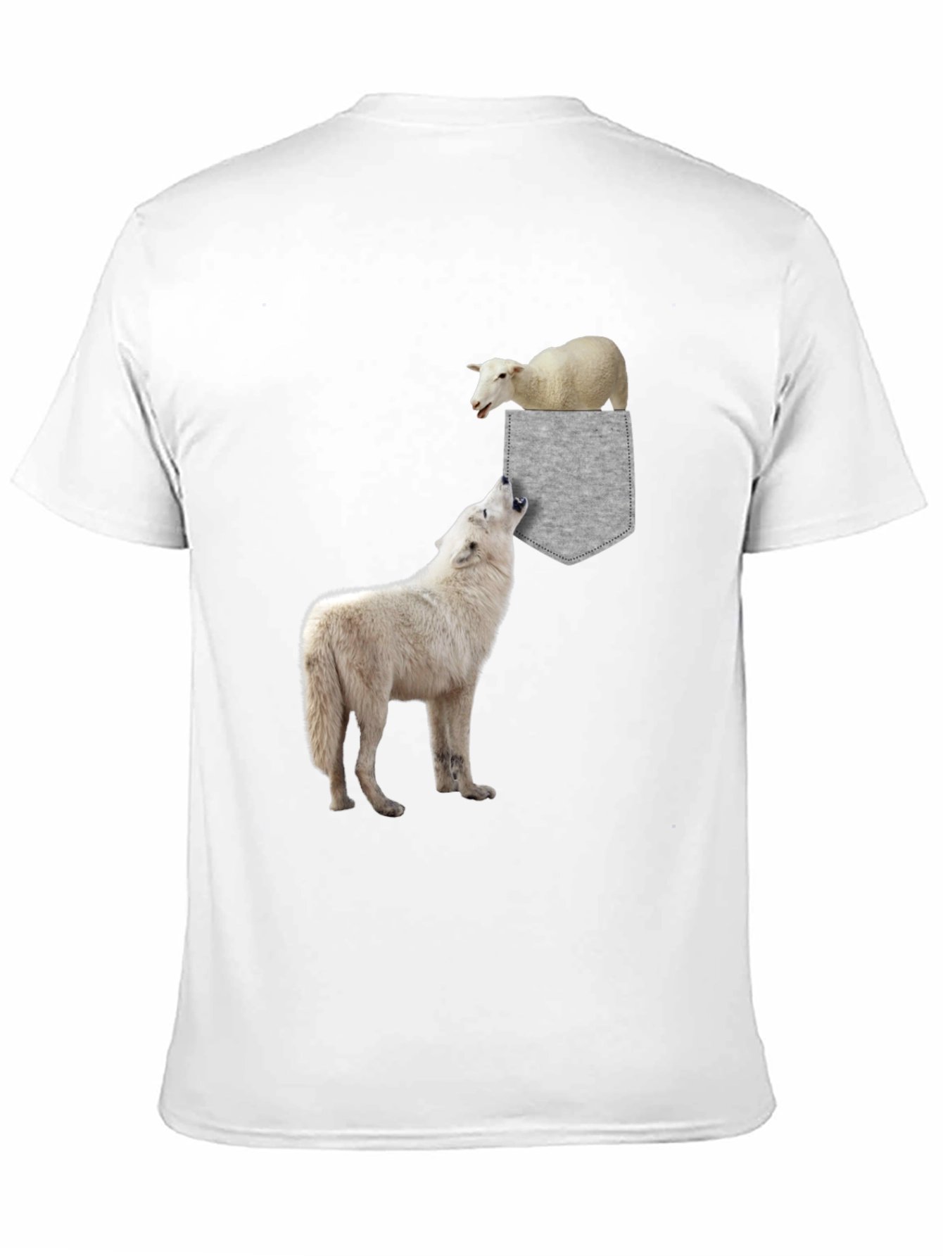 Wolf & Sheep Pocket Graphic Tee