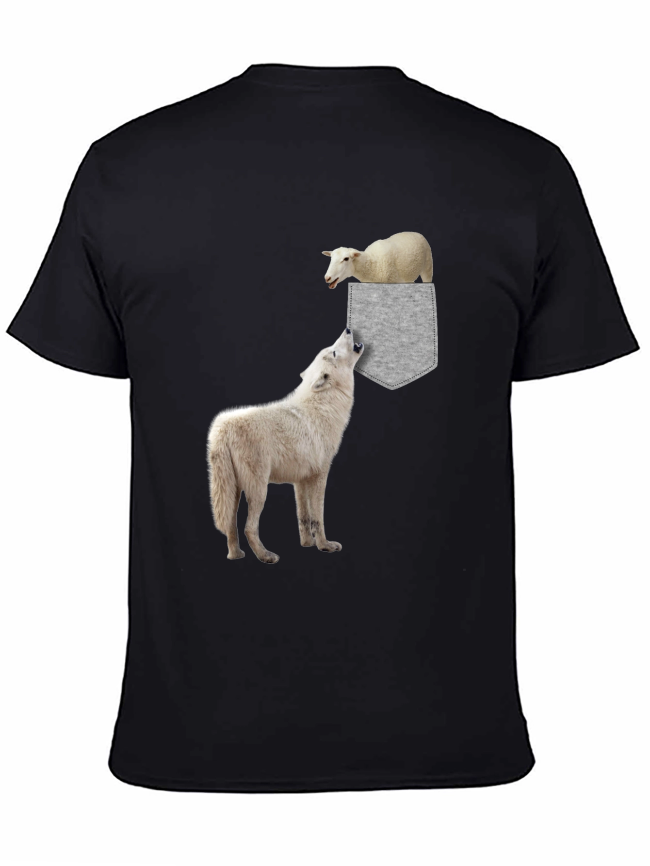 Wolf & Sheep Pocket Graphic Tee
