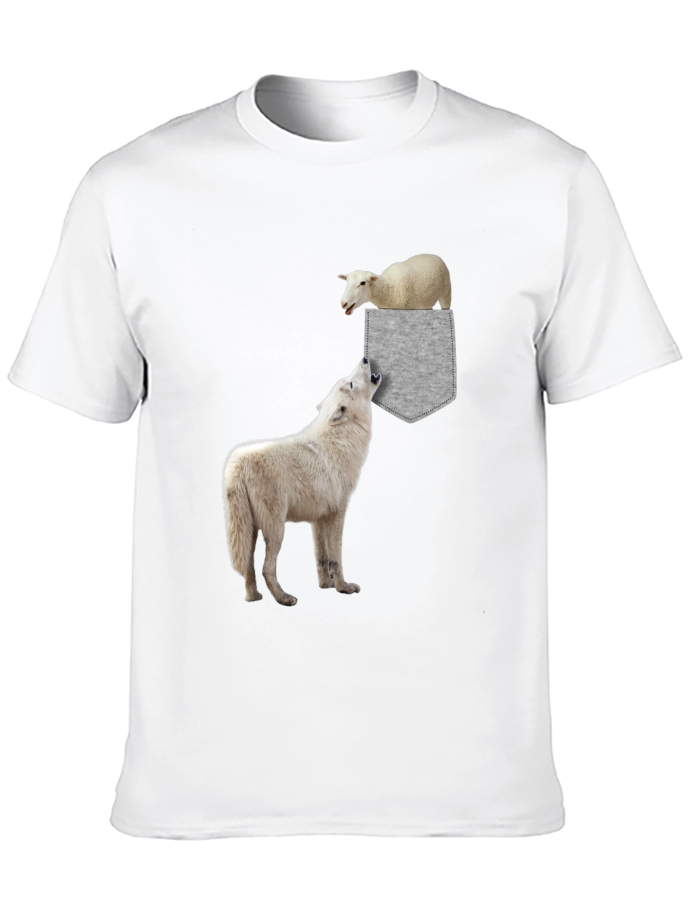 Wolf & Sheep Pocket Graphic Tee