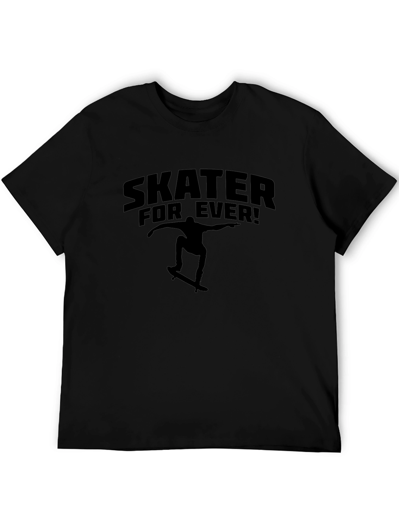 Skater Forever Graphic Tee - Cool Skateboarder Design