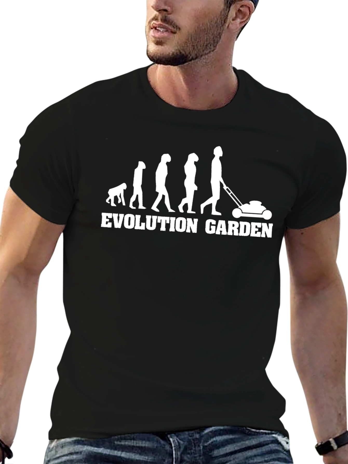 Evolution Garden T-Shirt - Funny Lawn Care Tee