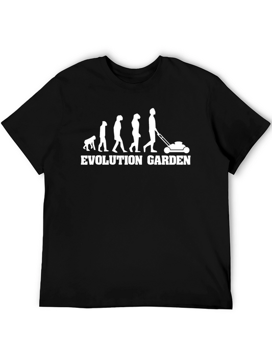 Evolution Garden T-Shirt - Funny Lawn Care Tee