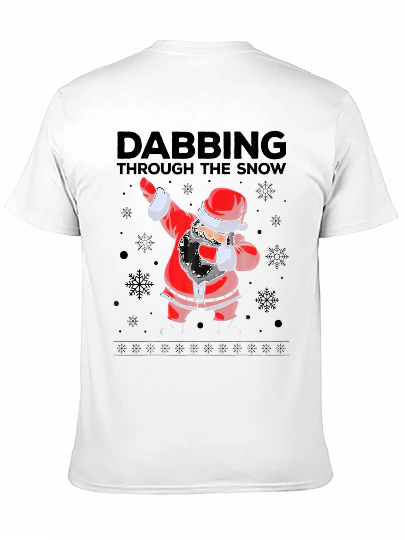 Dabbing Santa Through The Snow T-Shirt