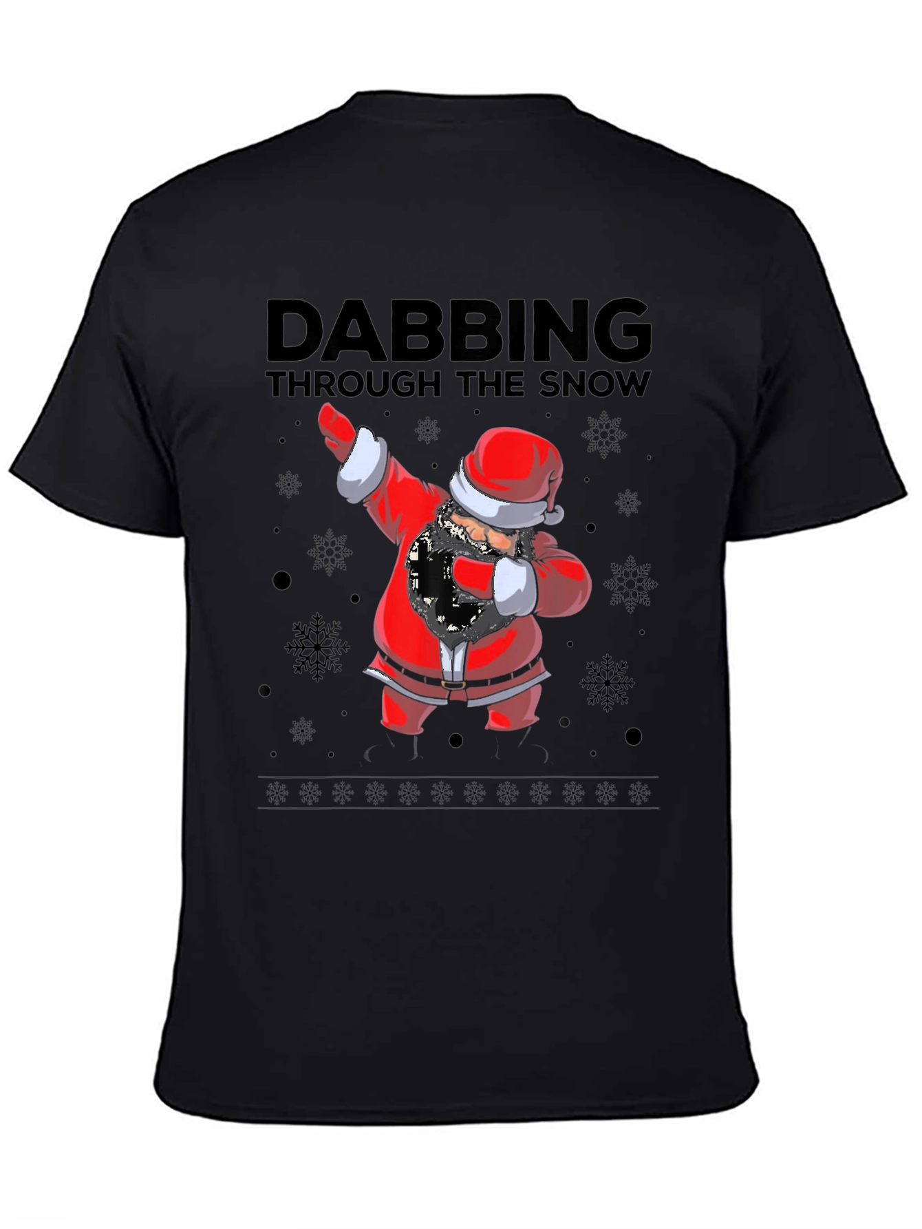 Dabbing Santa Through The Snow T-Shirt