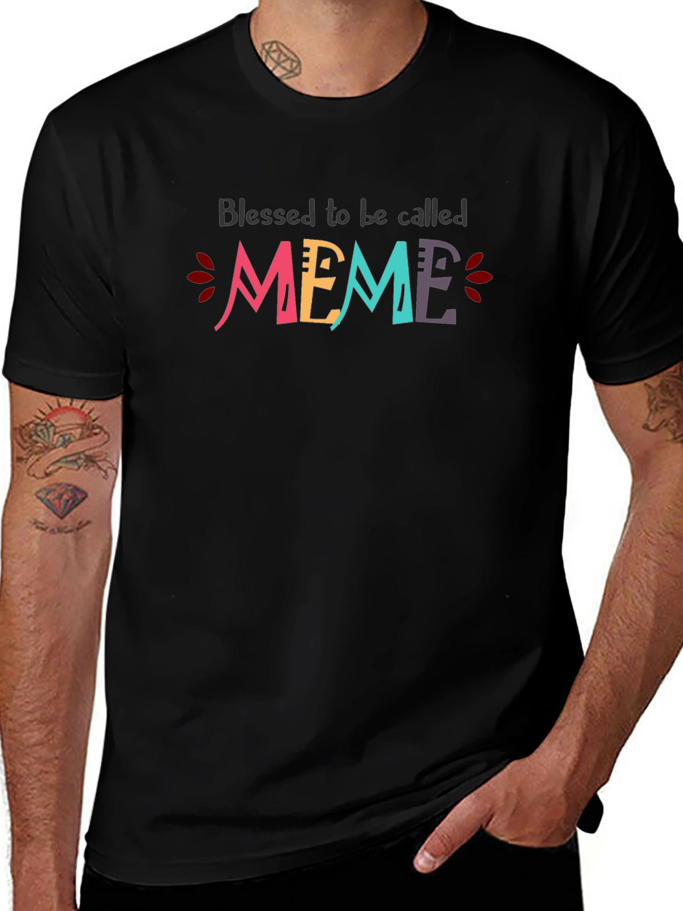 Blessed to be Called Meme T-Shirt - Black
