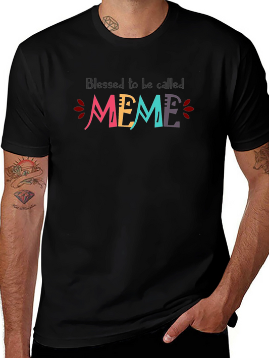 Blessed to be Called Meme T-Shirt - Black
