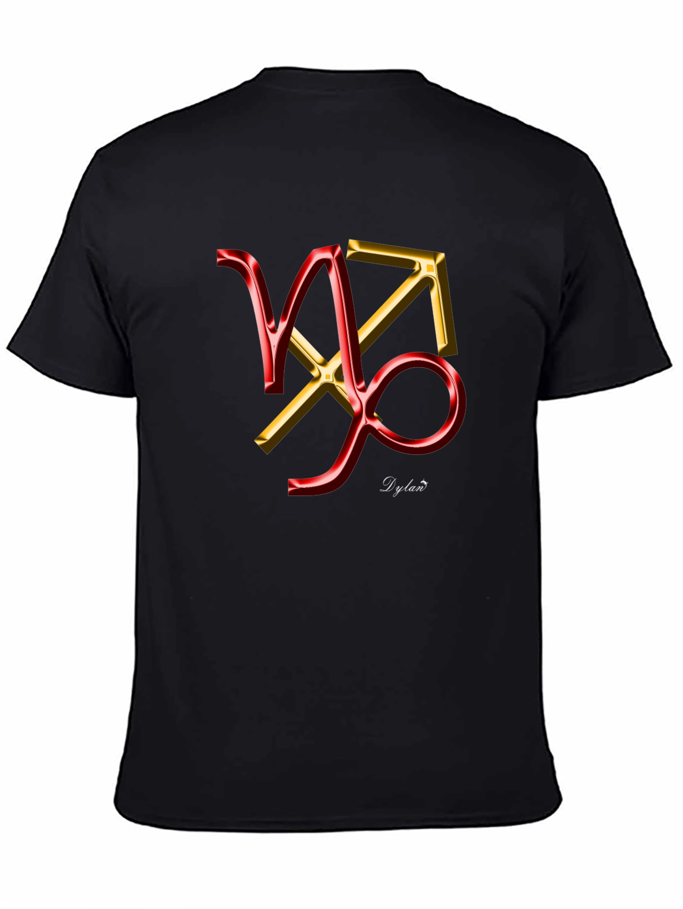 Zodiac Capricorn Sagittarius Black T-Shirt