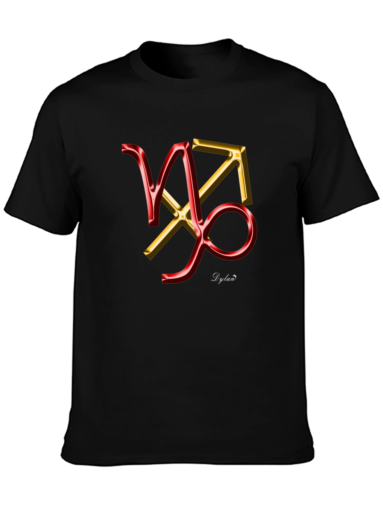 Zodiac Capricorn Sagittarius Black T-Shirt
