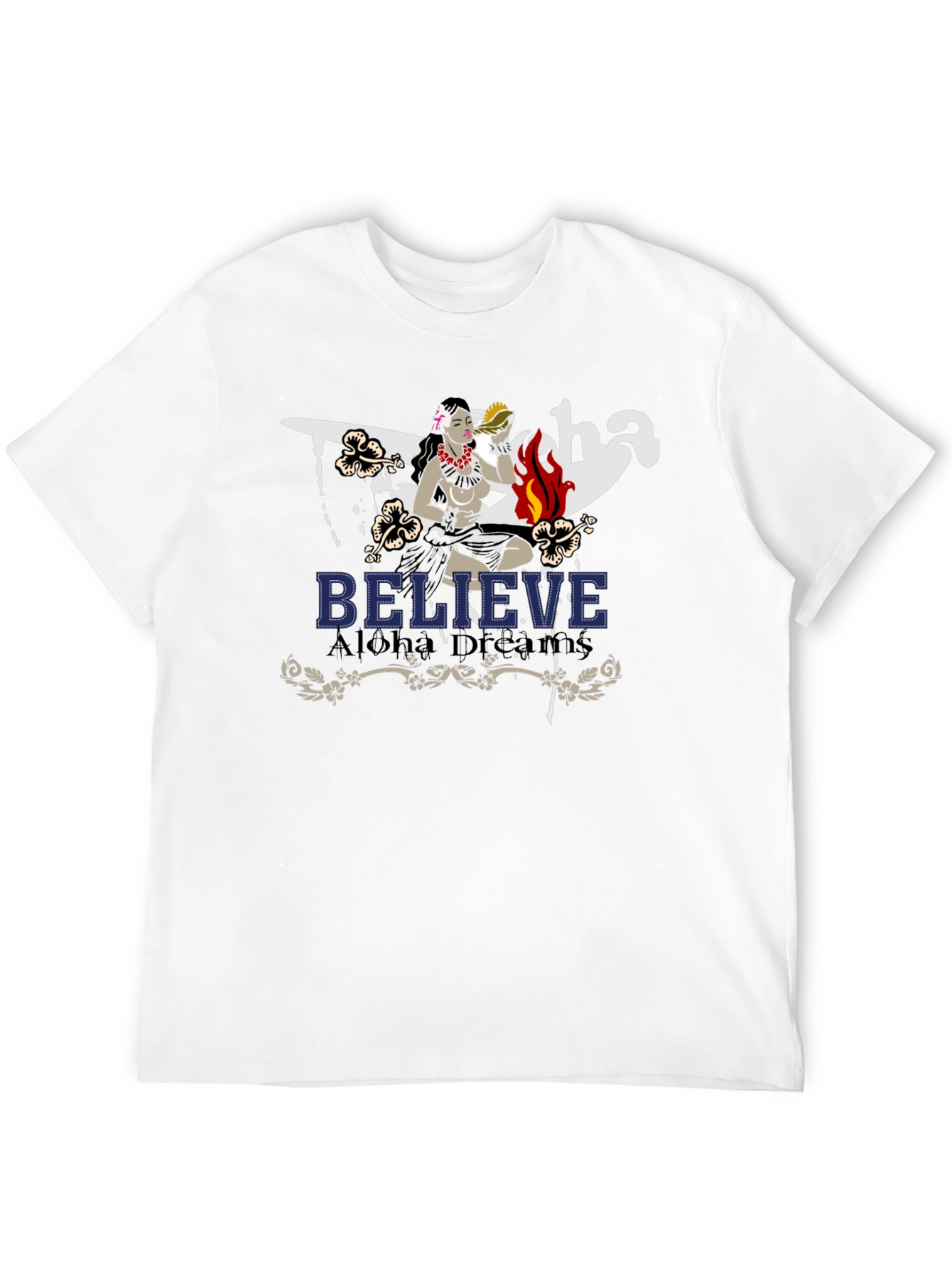 Believe Aloha Dreams Graphic T-Shirt