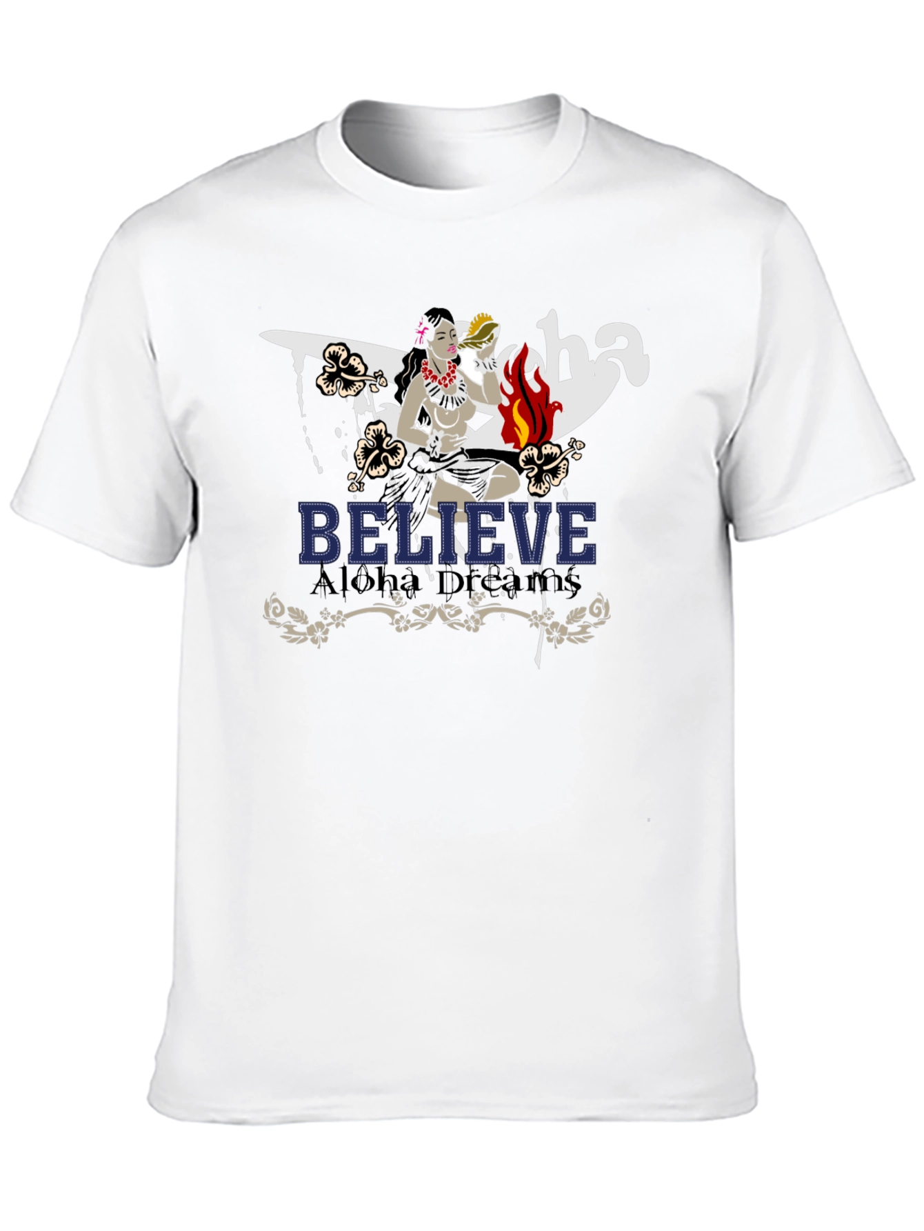 Believe Aloha Dreams Graphic T-Shirt