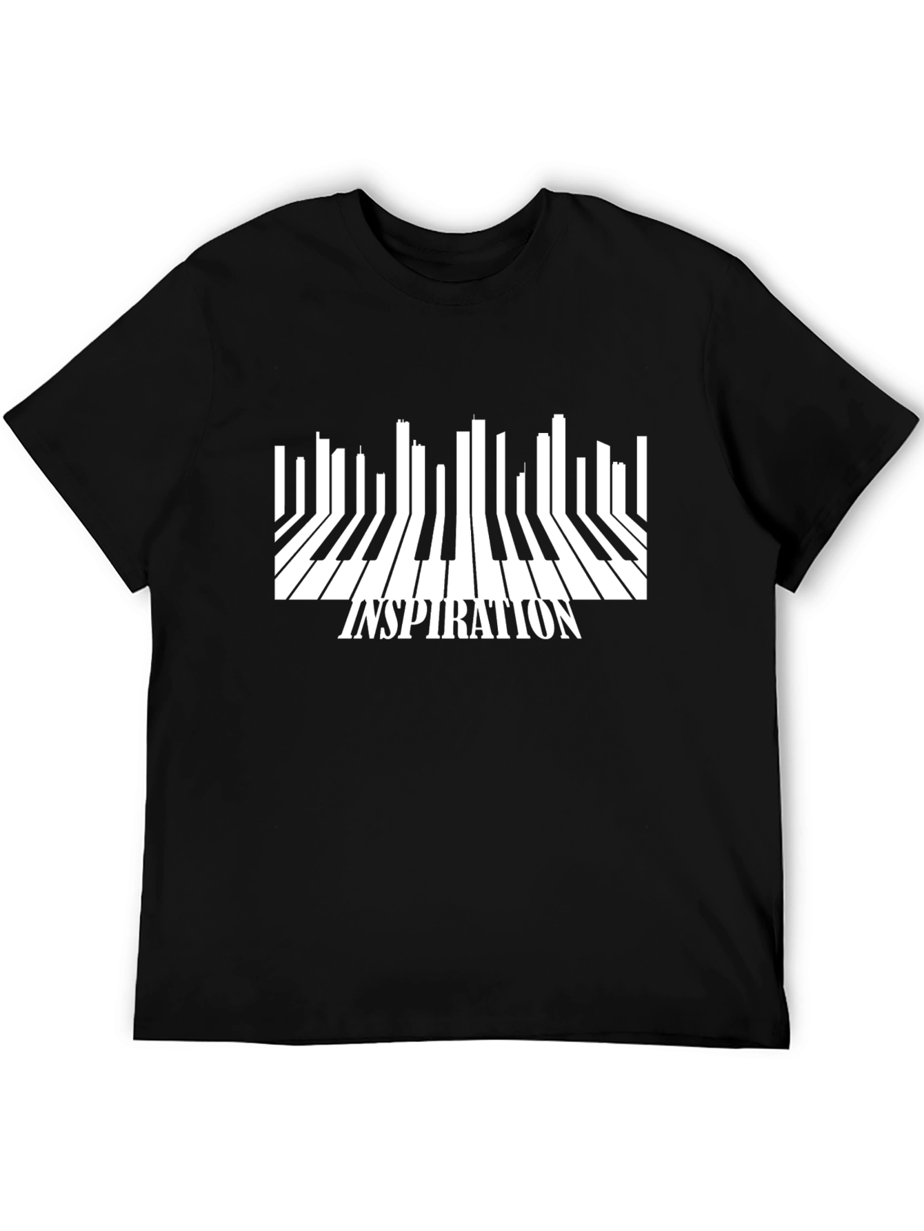 Inspiration Piano Keys Graphic Tee - Unisex