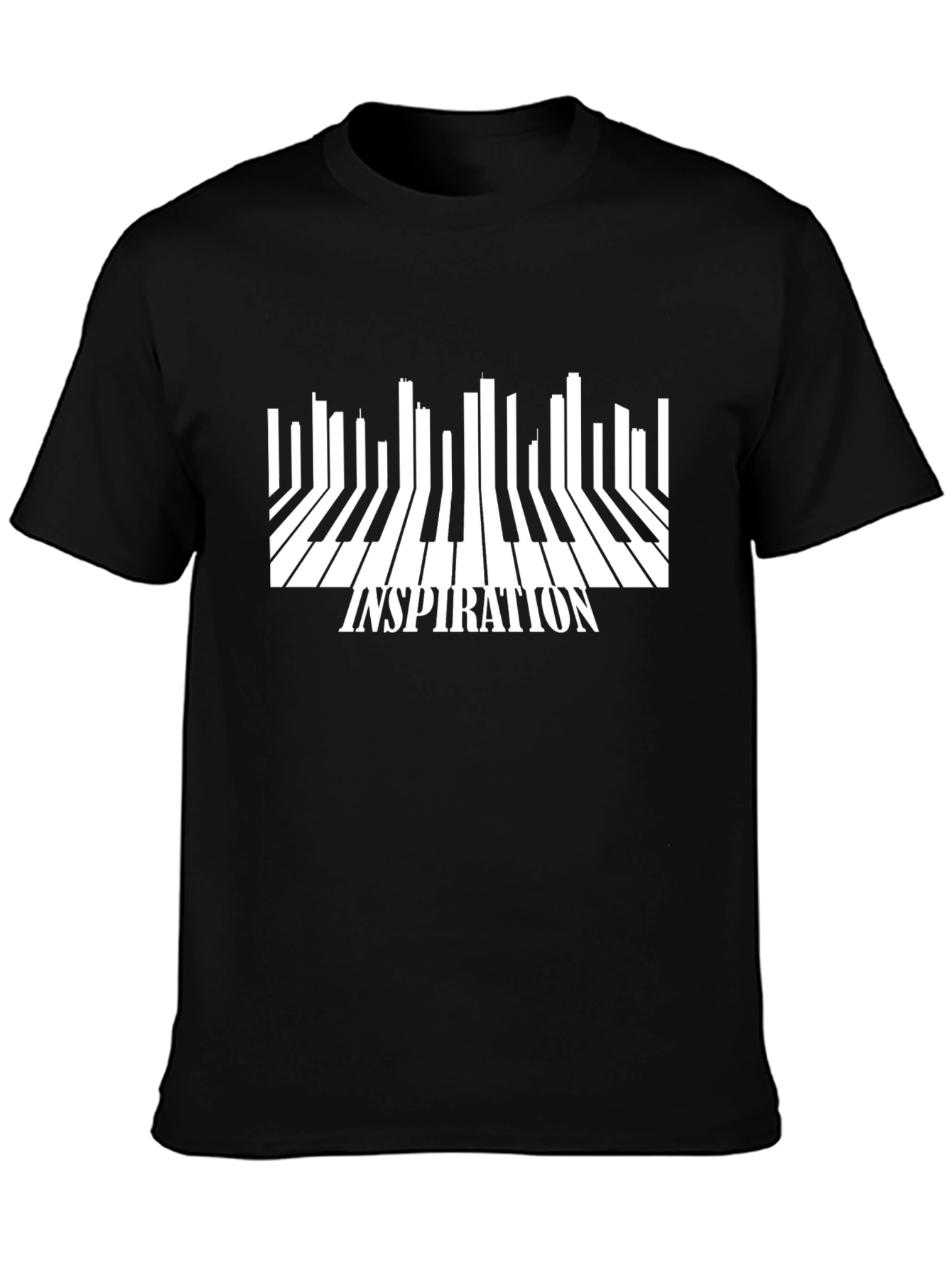 Inspiration Piano Keys Graphic Tee - Unisex