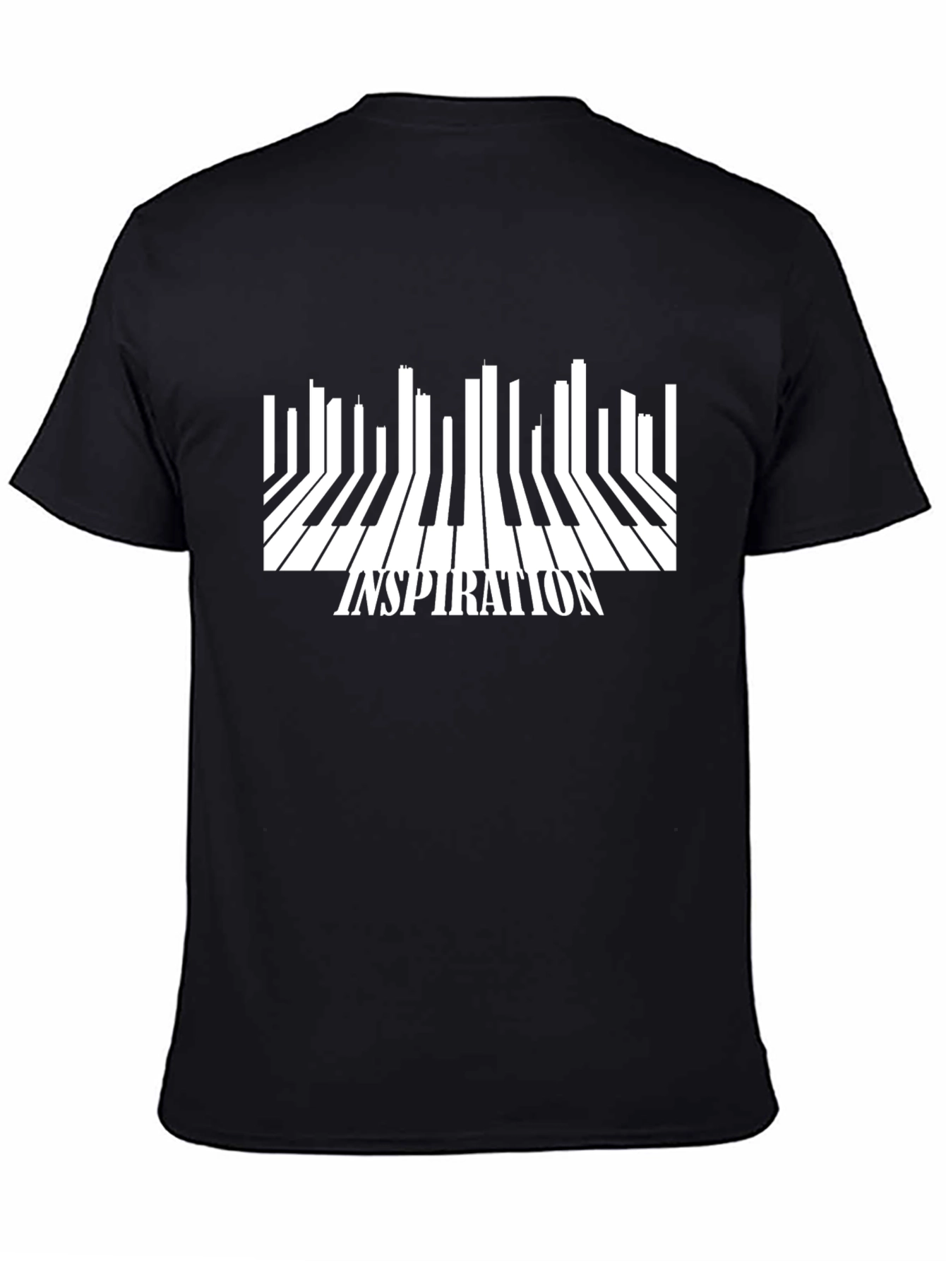 Inspiration Piano Keys Graphic Tee - Unisex
