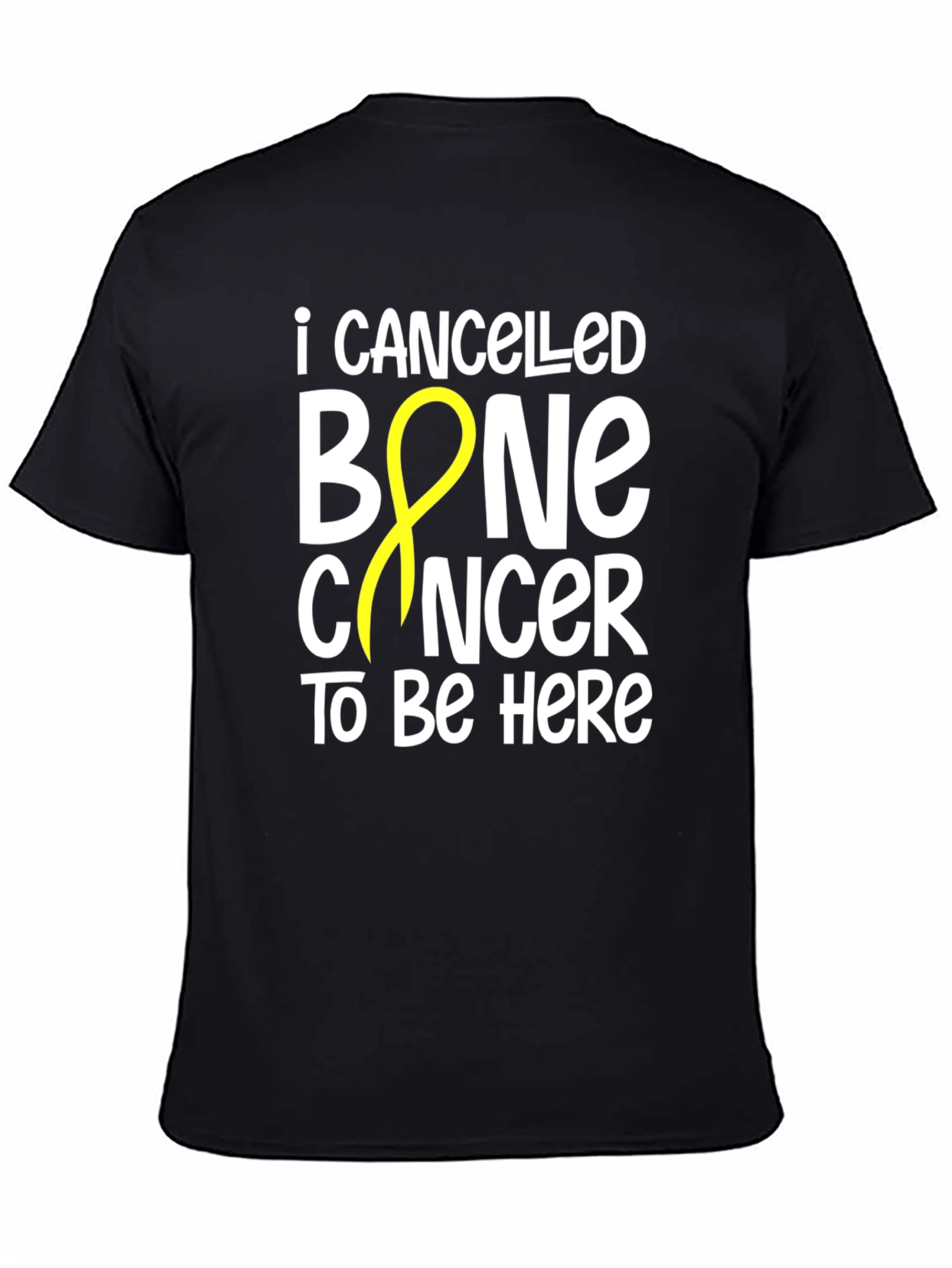 Bone Cancer Awareness T-Shirt - I Cancelled Bone Cancer